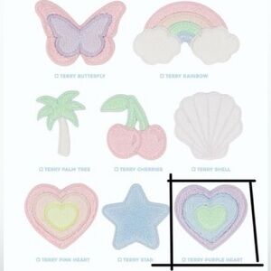 BNWT RARE Stoney Clover Lane Terry Heart Patch